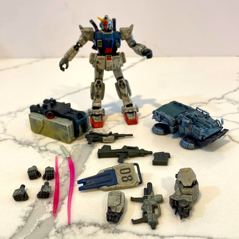 Mobile Suit Gundam Battle Scarred Rx-79 (g) Bandai
